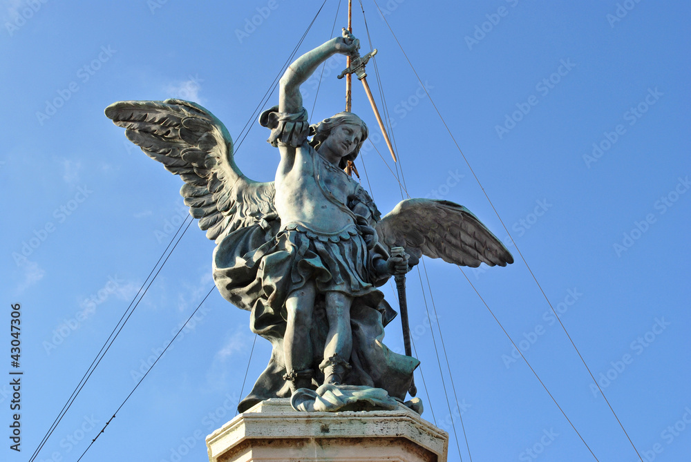 Angel crowning the Castel Sant Angelo