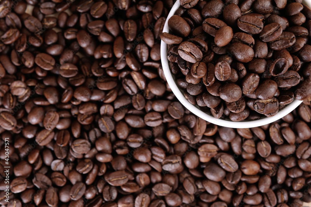 Fototapeta premium Coffee beans background