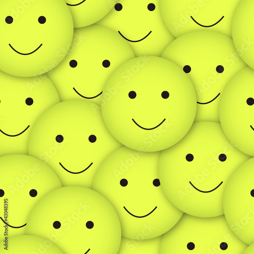 seamless vector smileys