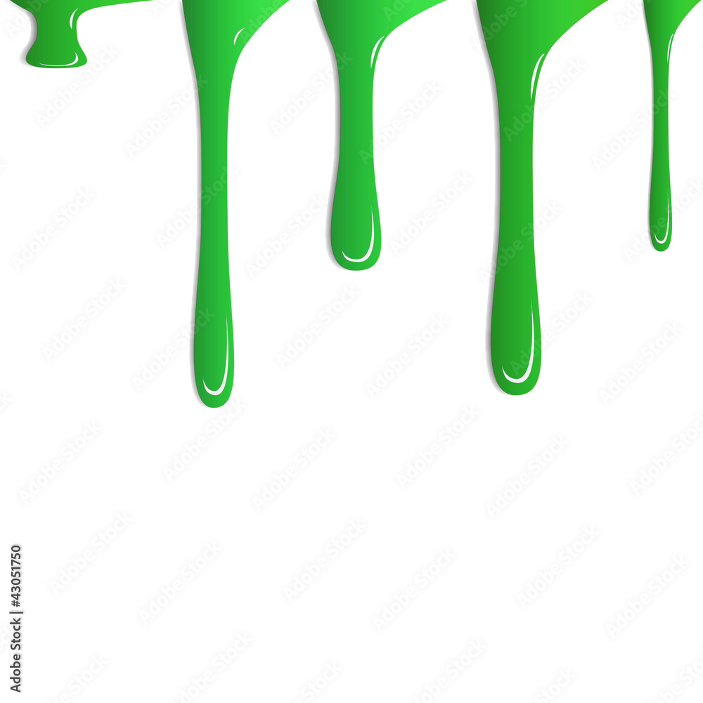 Fototapeta premium Farbspritzer grün