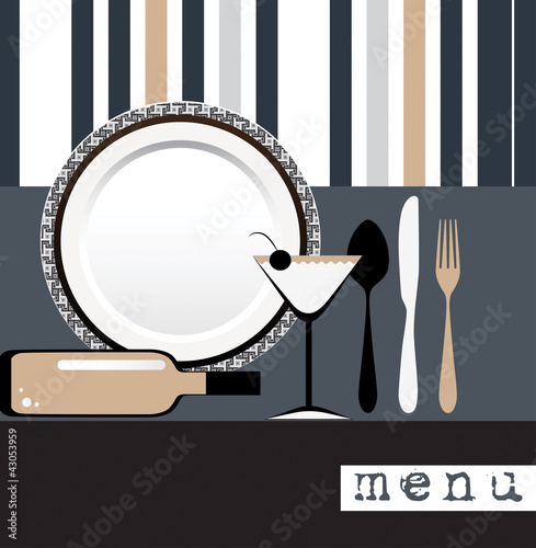 restaurant menu