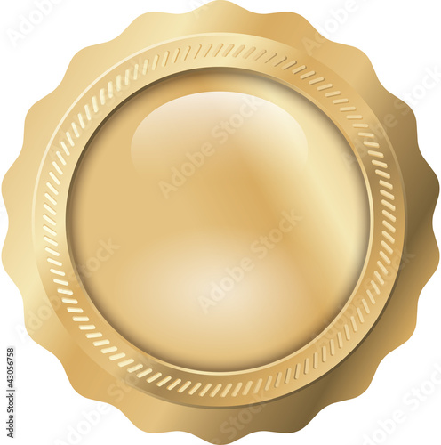 Plakette Gold