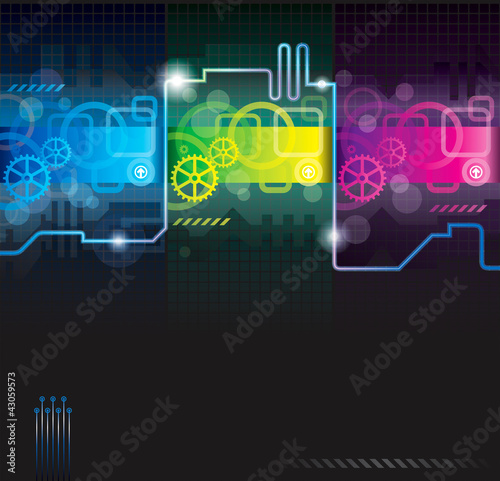 Abstract background for technology, industrial, futuristic.