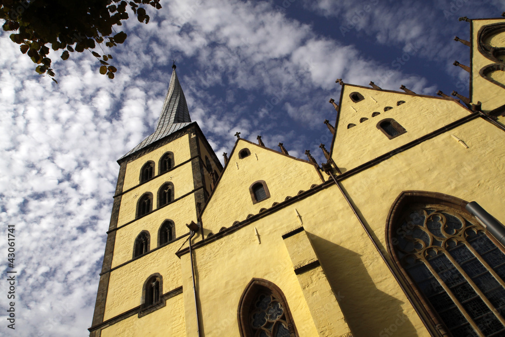 Fototapeta premium Kirche Sankt Nicolai in Lemgo