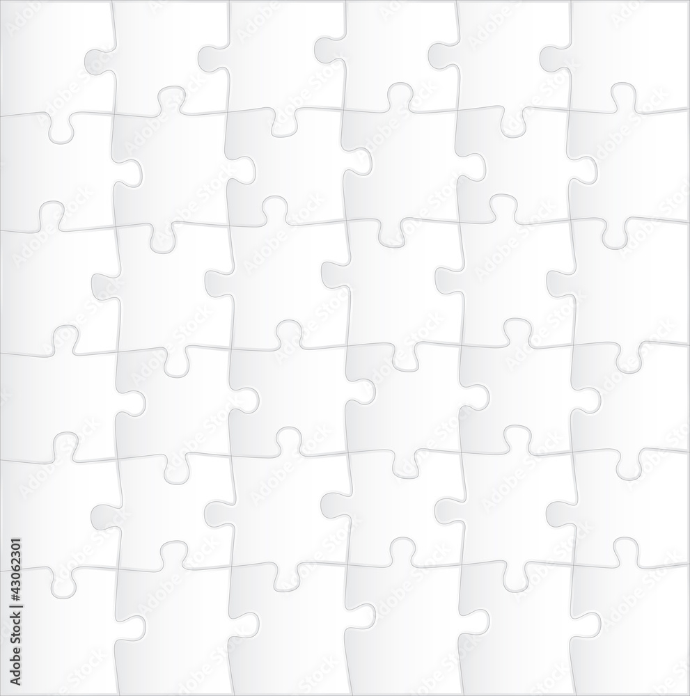 blank puzzle template background - illustration blank puzzle template background - illustration