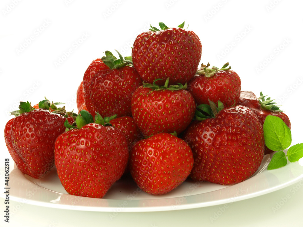 Strawberry plate Strawberry plate