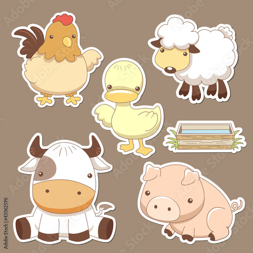 Animals farm set