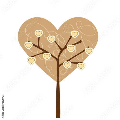 hearts tree - albero con cuoricini