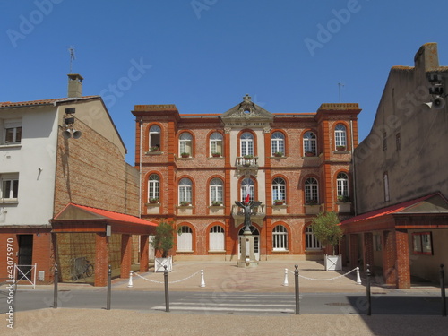 Village de Saverdun ; Haute-Garonne ; Ariège ; Midi-Pyrénnées photo