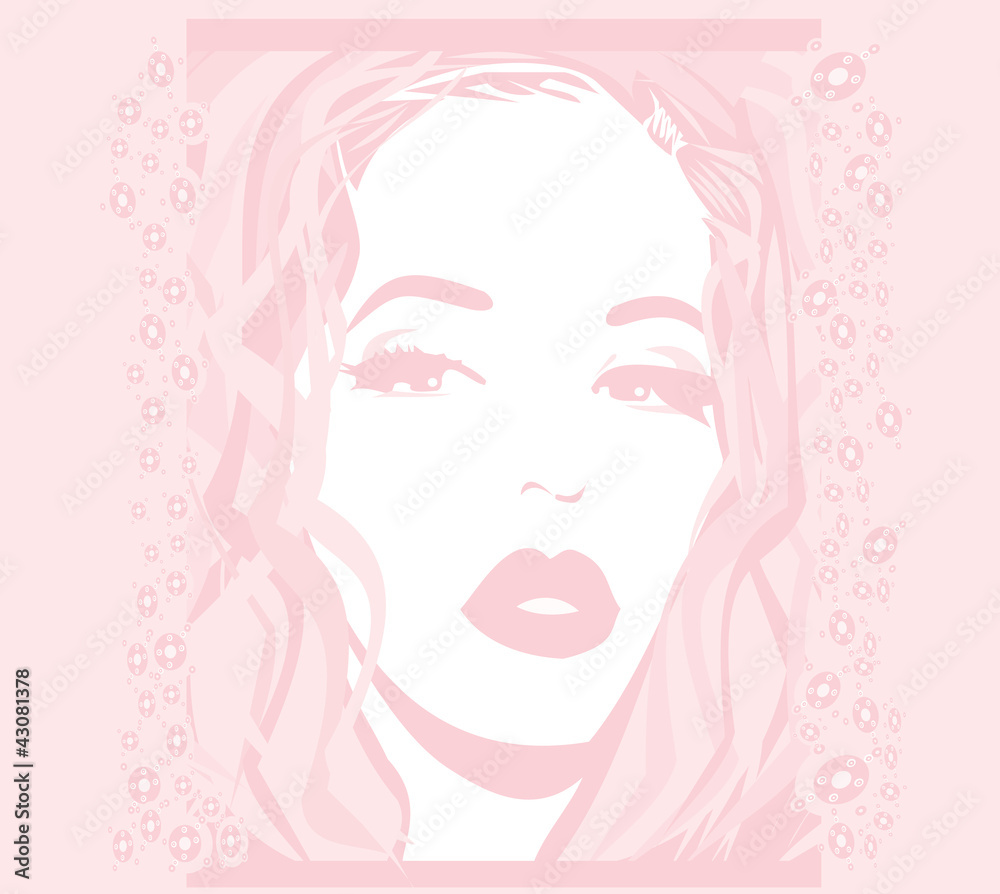 Abstract Beautiful Woman poster Abstract Beautiful Woman poster