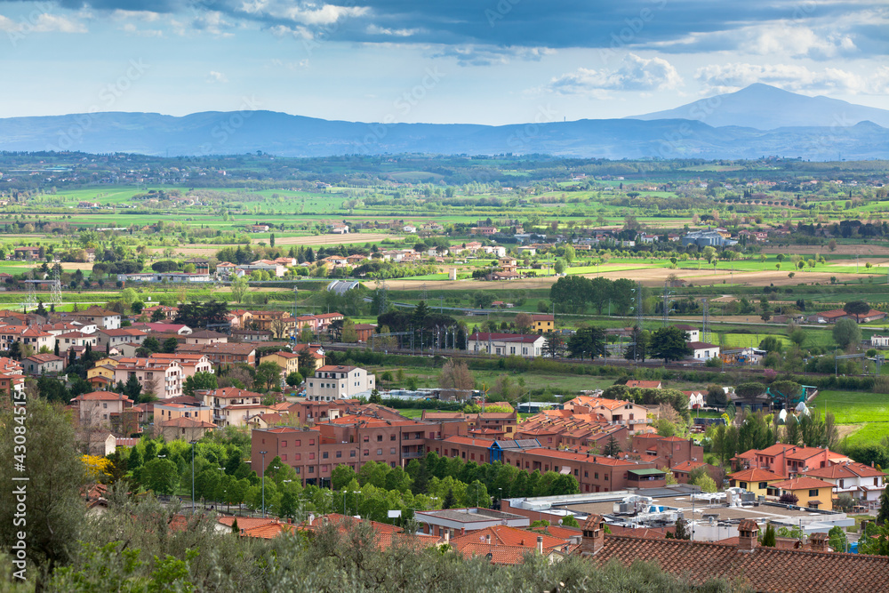 Italian Umbria province landscape