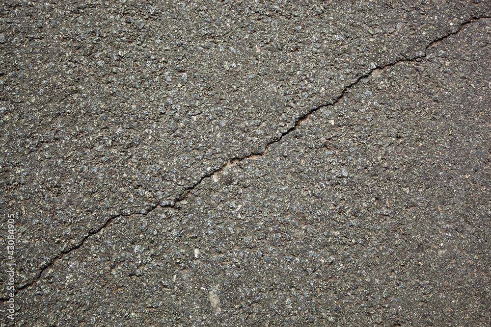 Obraz premium old cracked asphalt