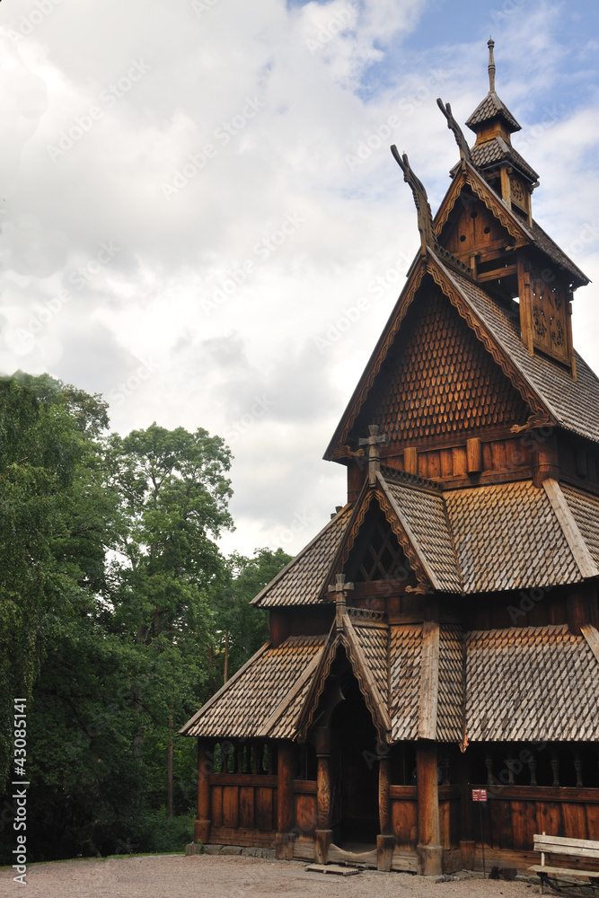 Gol stave church in Folks museum Oslo Gol stave church in Folks museum Oslo