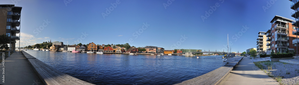 Tonsberg waterfront, Brygge, with restaurants