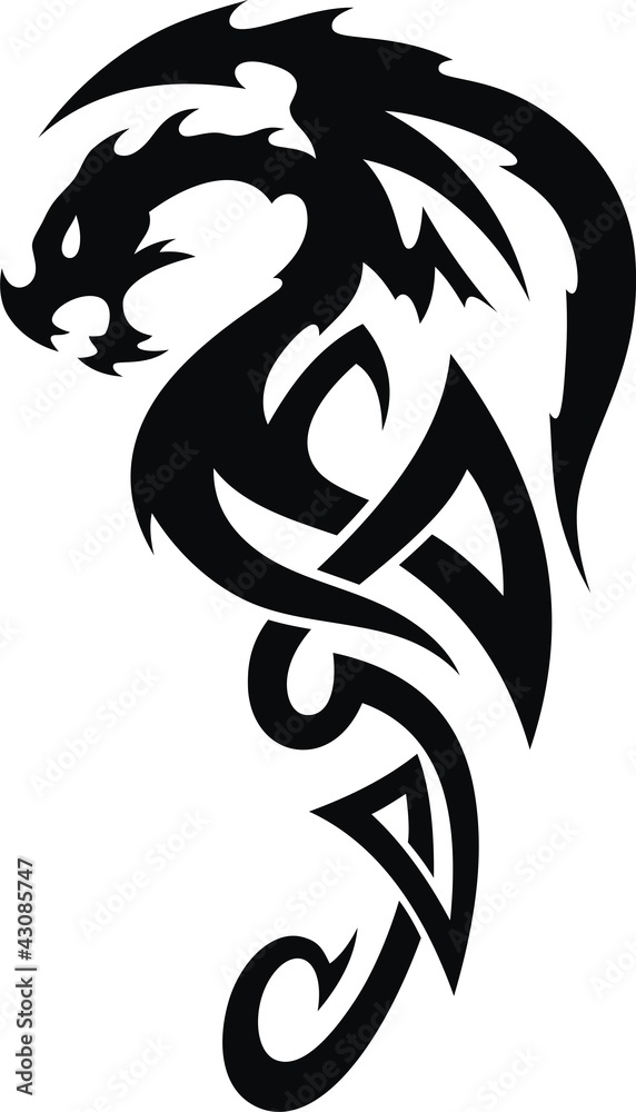 Naklejka premium Dragon