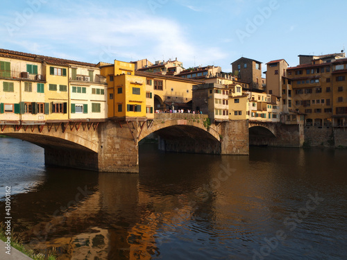 Ponte Vecchio bridge in Florence, Italy.