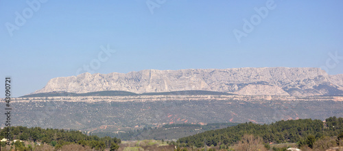 Obraz na płótnie sainte victoire w salonie