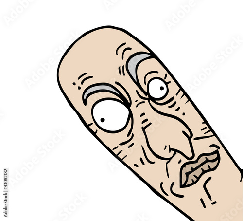 Cartoon face style