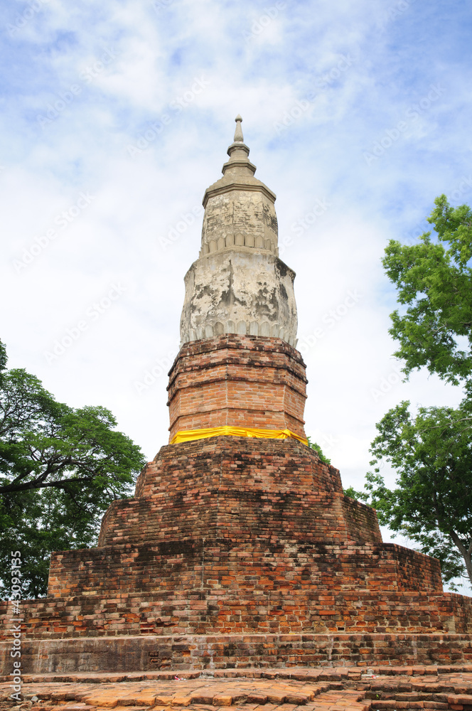Pagoda at northeast of Thailand, kalasin province