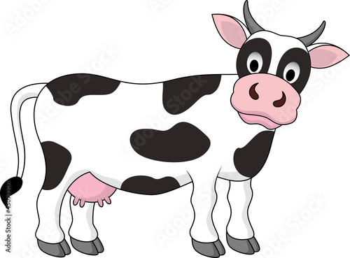 funny cow cartoon