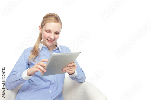 Women see the tablet