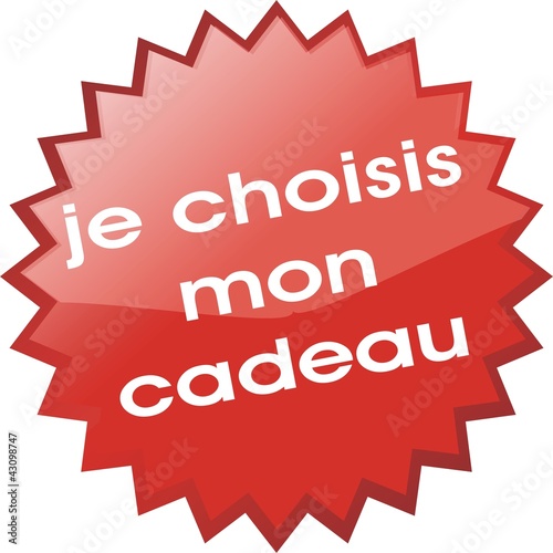 étiquette je choisis mon cadeau