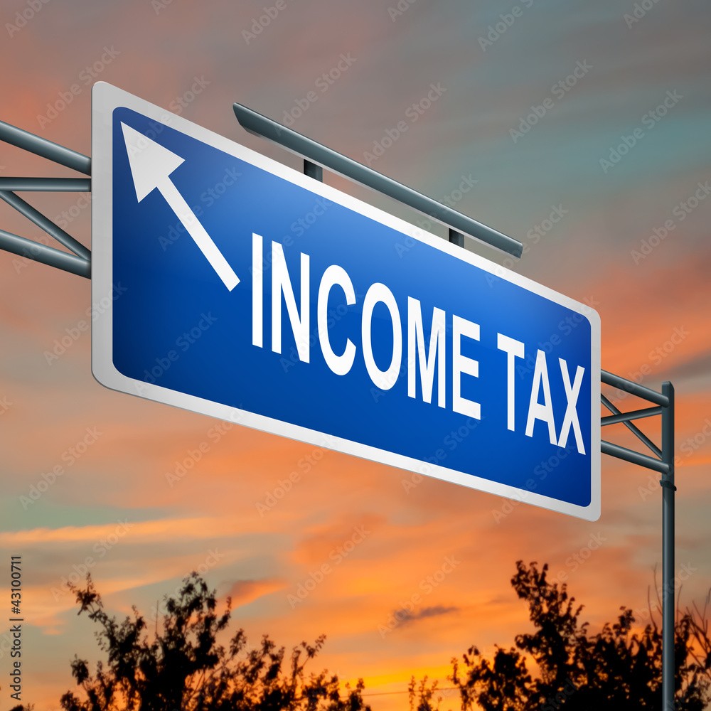 Obraz premium Tax concept.