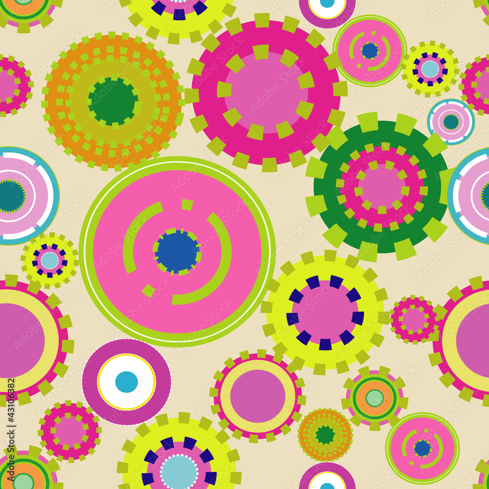 abstract circle background,seamless pattern