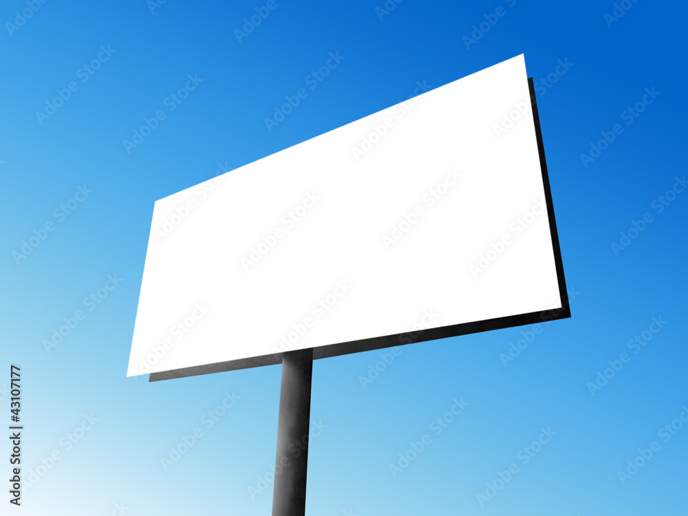 Blank big billboard Blank big billboard