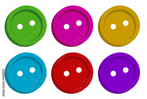 Fotografia Boutons de couture