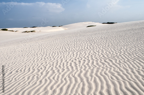 Sand dunes of the Lencois Maranheses in Brazil