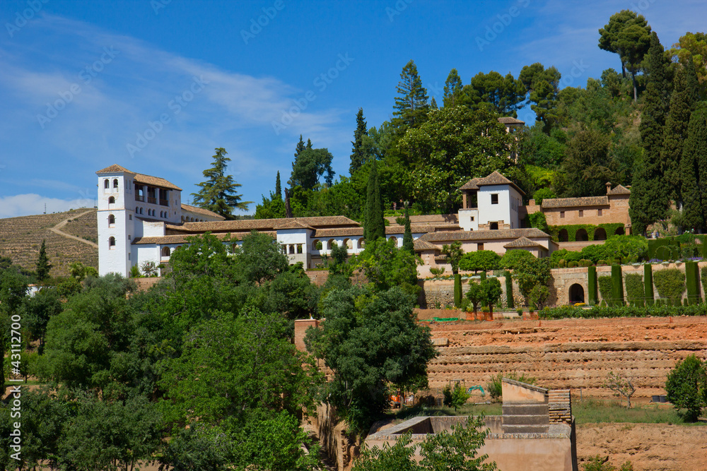 palace of Generalife, Granada, Spain
