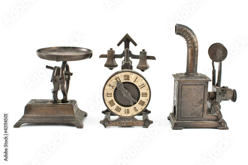 Three antique object