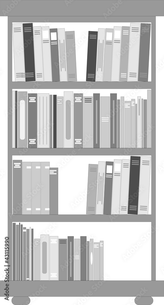 vector bookshelf