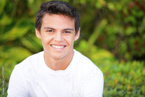 Stock image of a smiling man