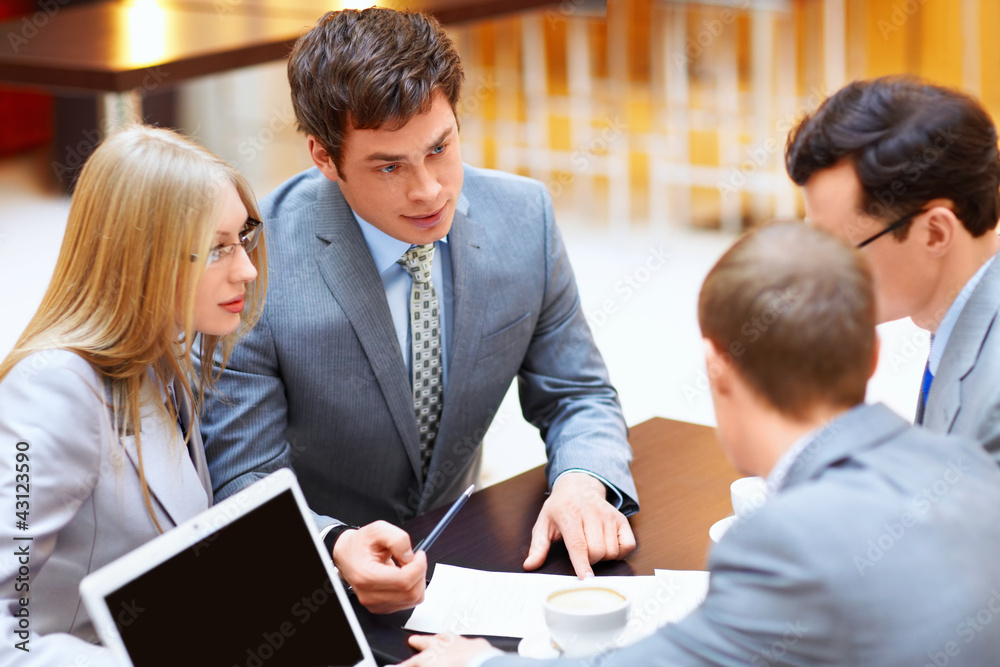 In a meeting In a meeting