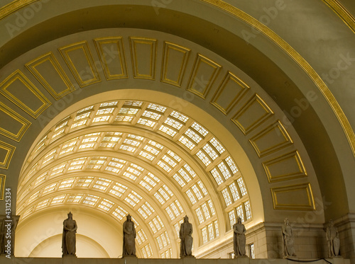 Interior Archways at Union Station in Washington DC photo