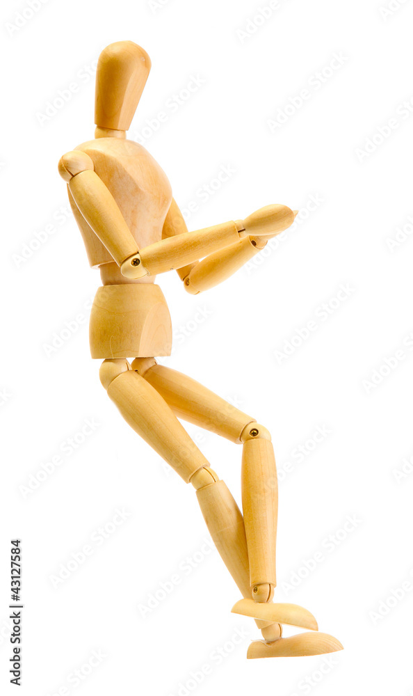 wooden mannequin isolated on white wooden mannequin isolated on white