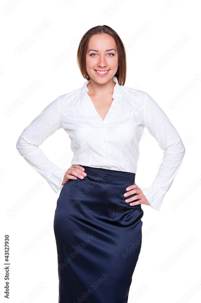 attractive businesswoman posing attractive businesswoman posing