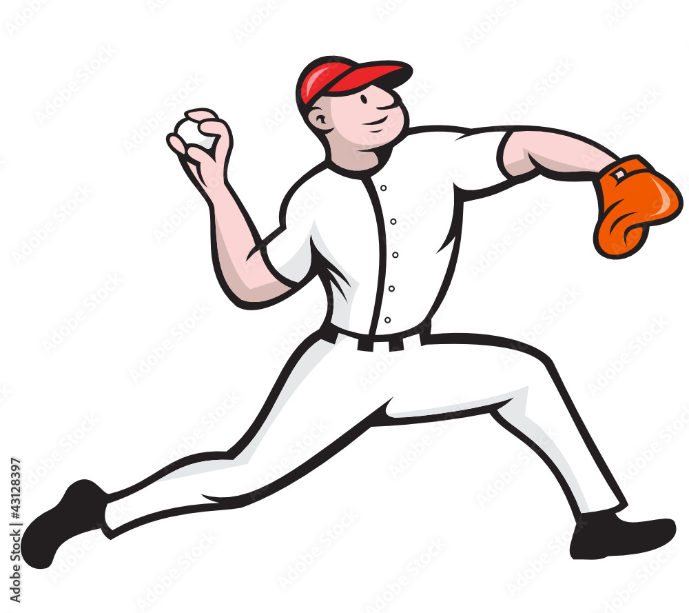 Baseball Pitcher Player Throwing