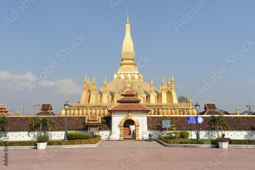 Stupa Pha That Luang a Ventiane capitale del Laos