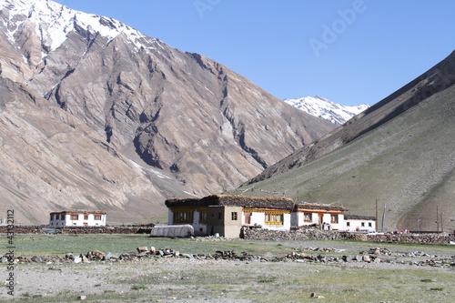Village in Zanskar Ladakh India,