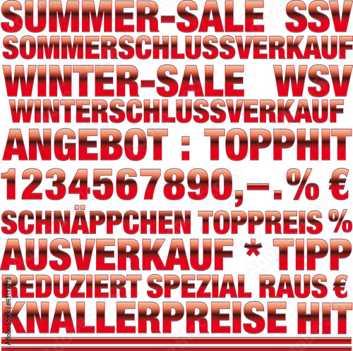 Sale, SSV, WSV