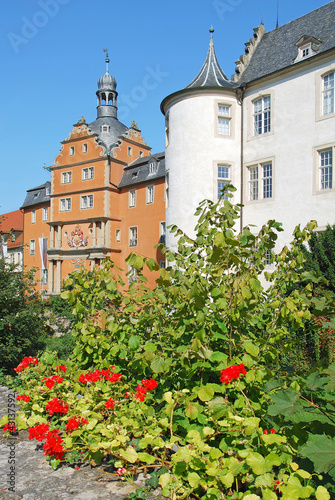 Bad Mergentheim vor dem berühmten Deutschorden-Schloss photo