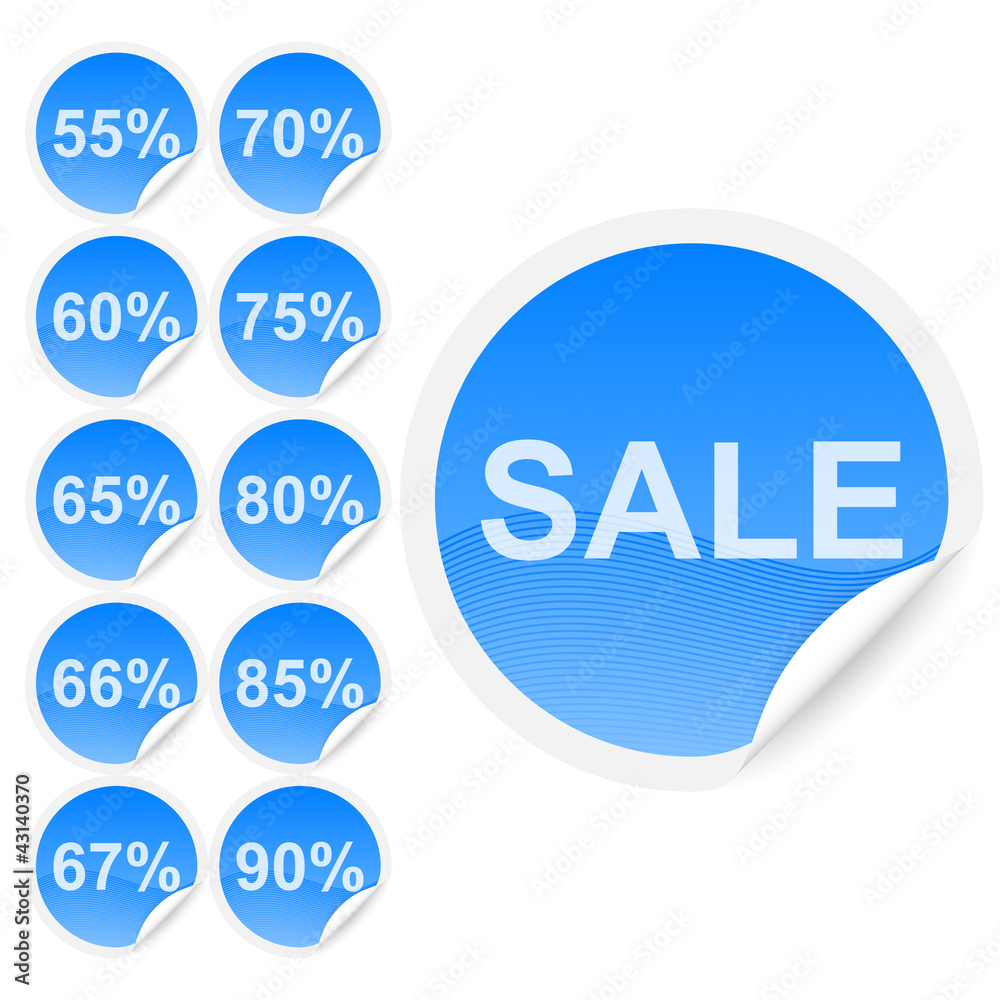 Set of discount labels. Part two Set of discount labels. Part two