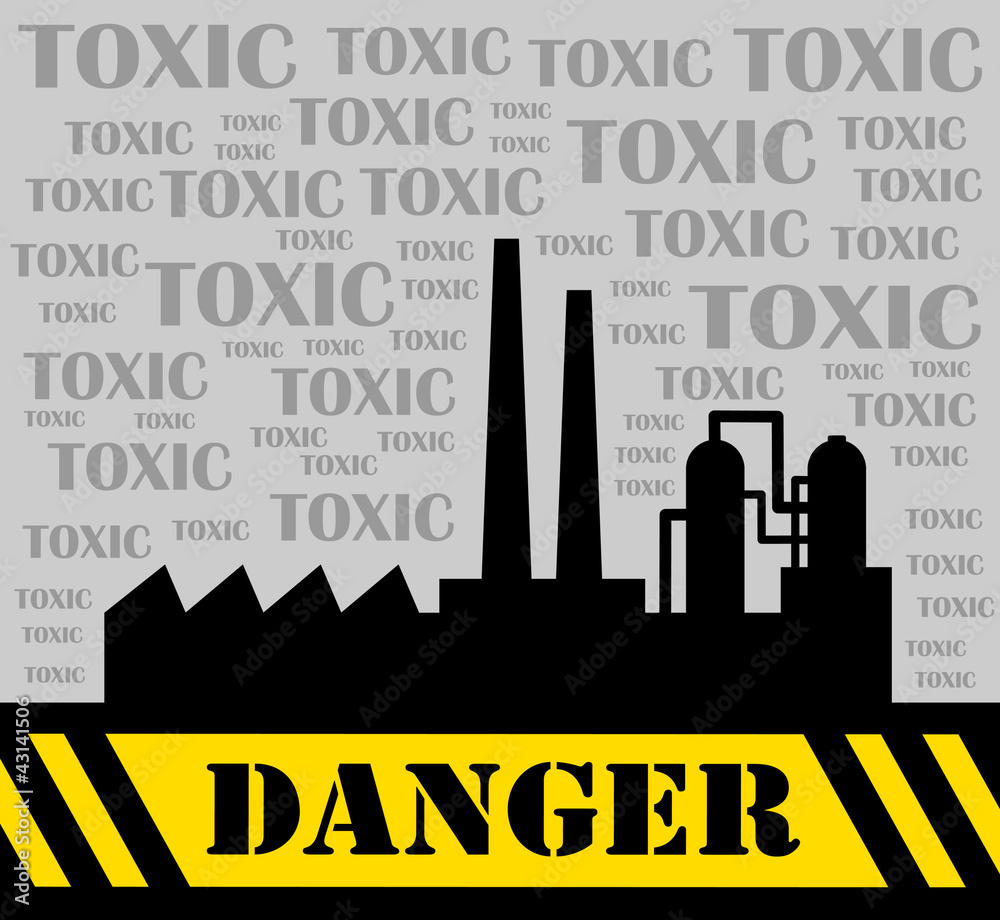 Obraz premium Toxic factory