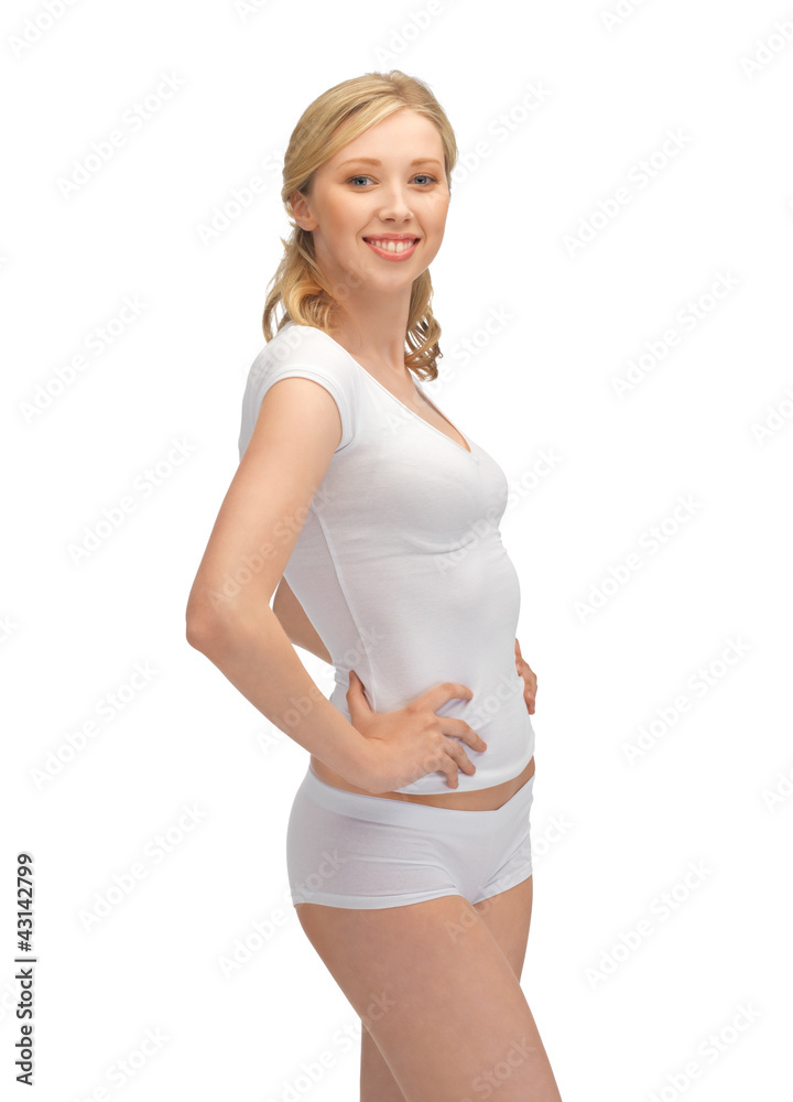 beautiful woman in cotton undrewear beautiful woman in cotton undrewear