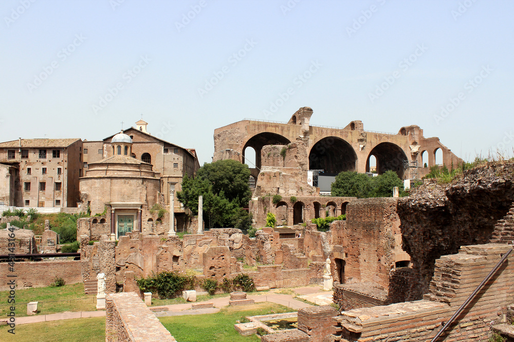 Naklejka premium Forum Romanum in Rome