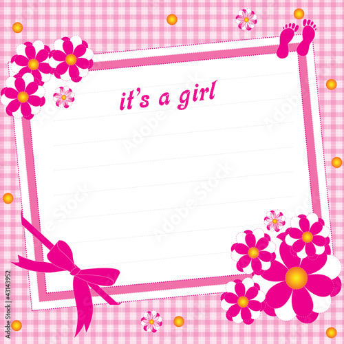 its a girl