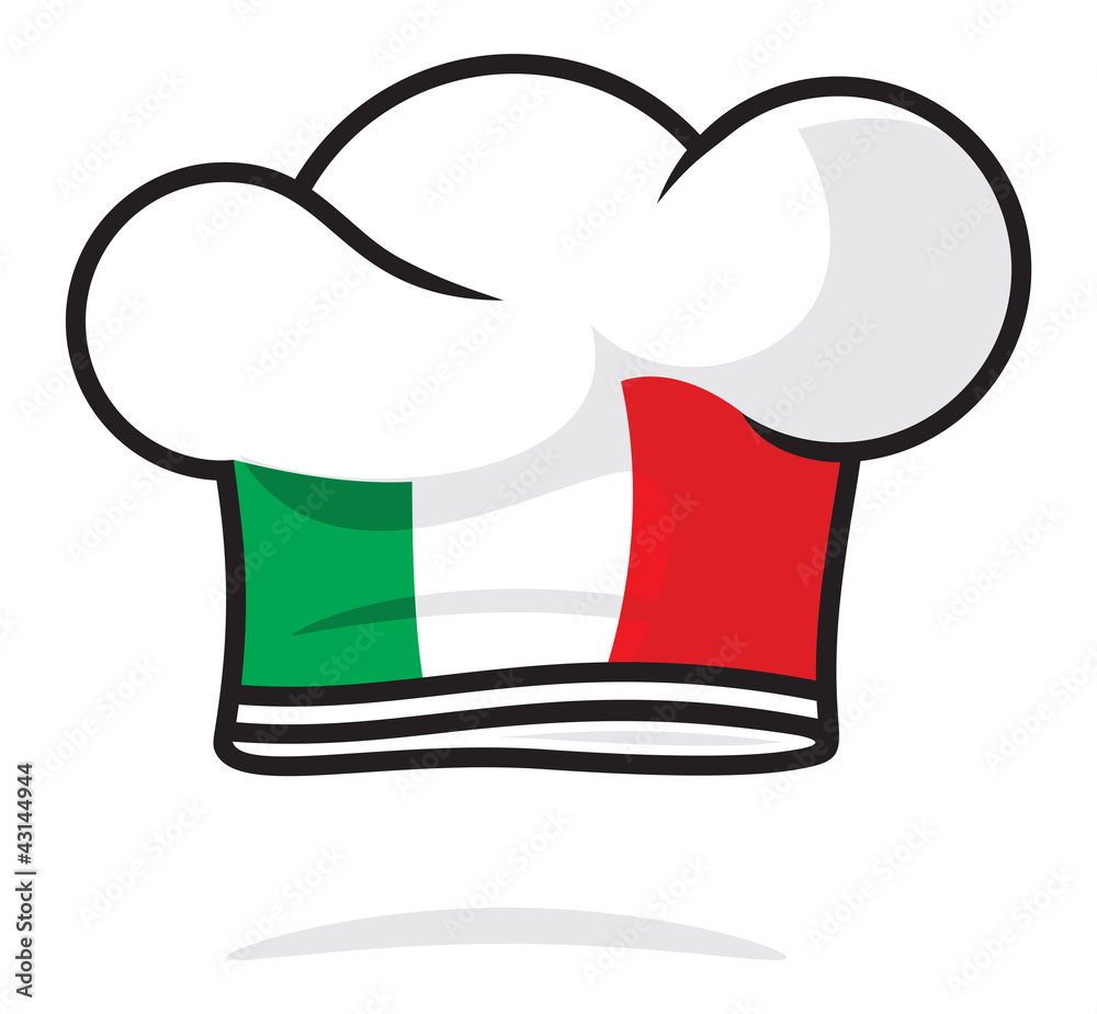 Italian chef hat Stock Vector | Adobe Stock